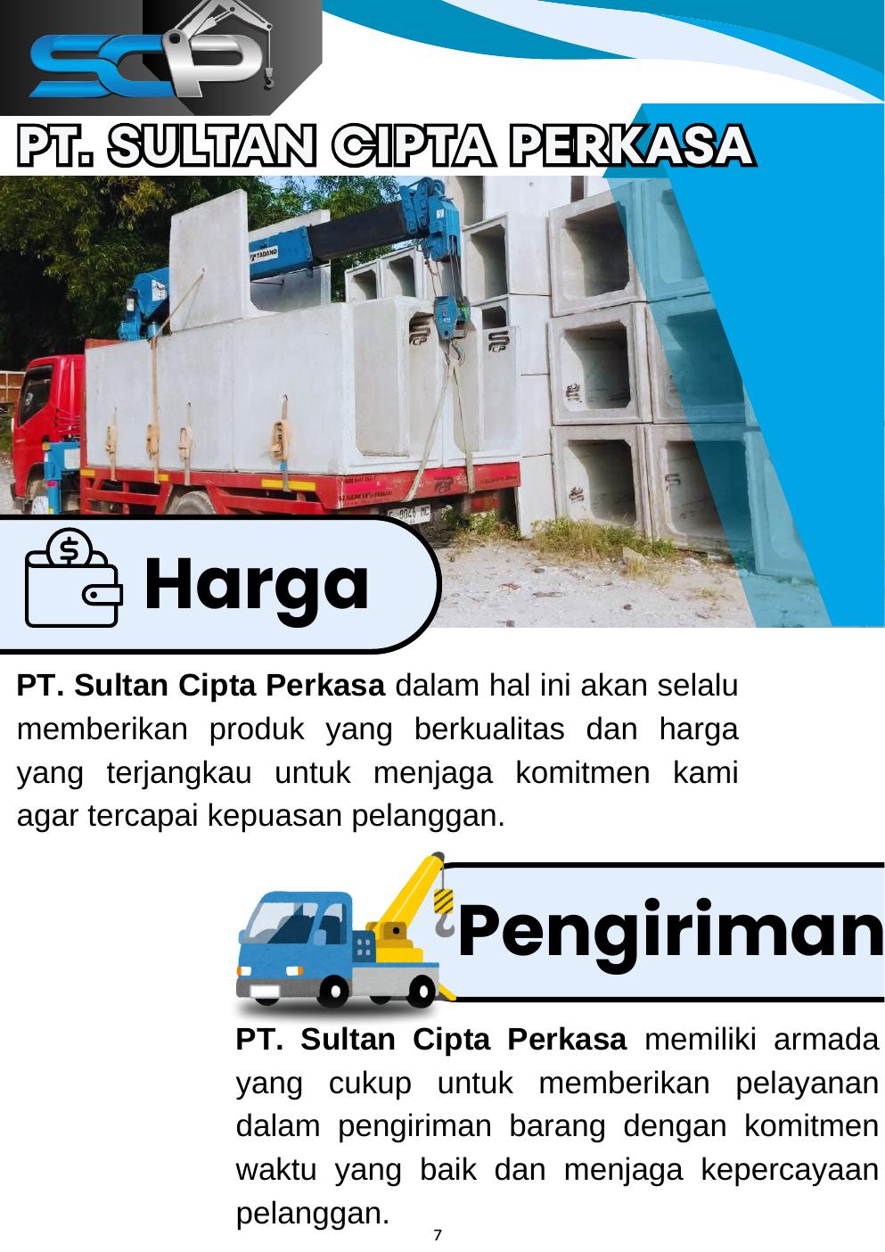 Pengiriman produk beton pracetak